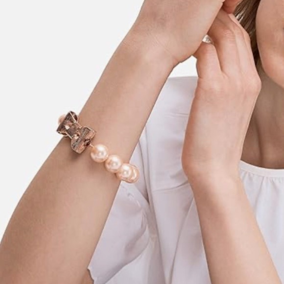 Kate Spade ♠️ All Wrapped Up In Pearls Large Bracelet - Picture 8 of 16